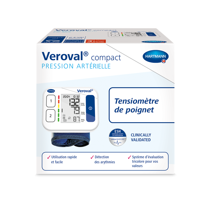 Veroval® compact Tensiomètre de poignet Compact Tensiomètre de poignet