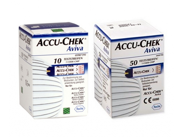 Bandelettes à glycémie Accu-Check® 50 pièces