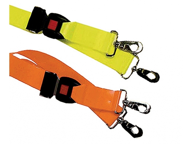 Sangles lavables Biosafe 150 cm jaune