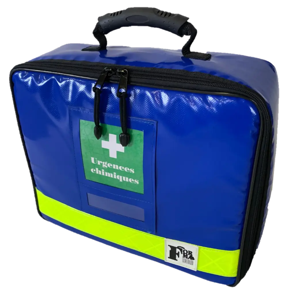 Kit d'urgences chimiques Formamed bleu