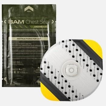 Pansement occlusif SAM Chest seal avec valve