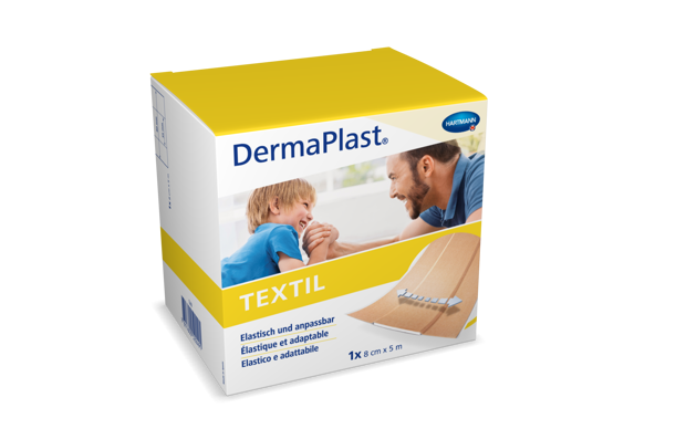 DermaPlast® Textil Pansement adhésif rapide, découpable 5 m x 8 cm