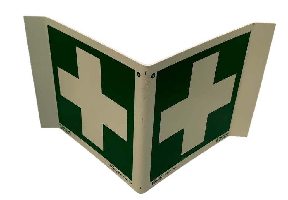 Signalisation Pharmacie en angle 200 x 200 mm