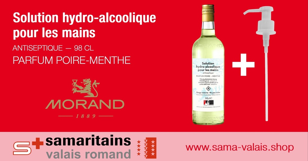 Solution hydro-alcoolique pour les mains - MORAND