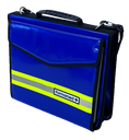 Porte-Documents PVC bleu, avec soufflet