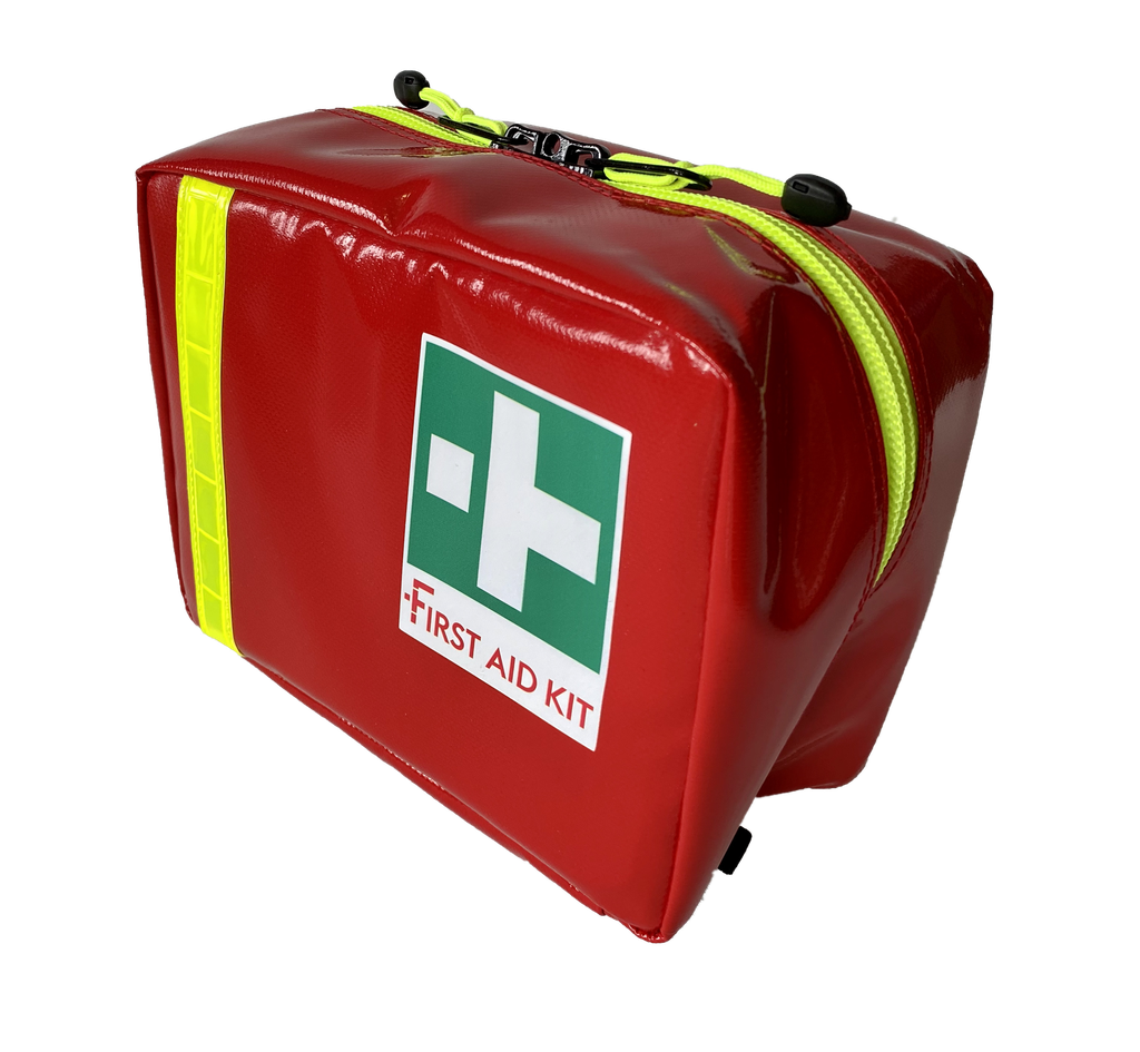 Trousse de secours patrouilleur PVC rouge
