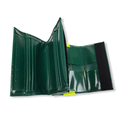 Porte-monnaie PVC vert foncé
