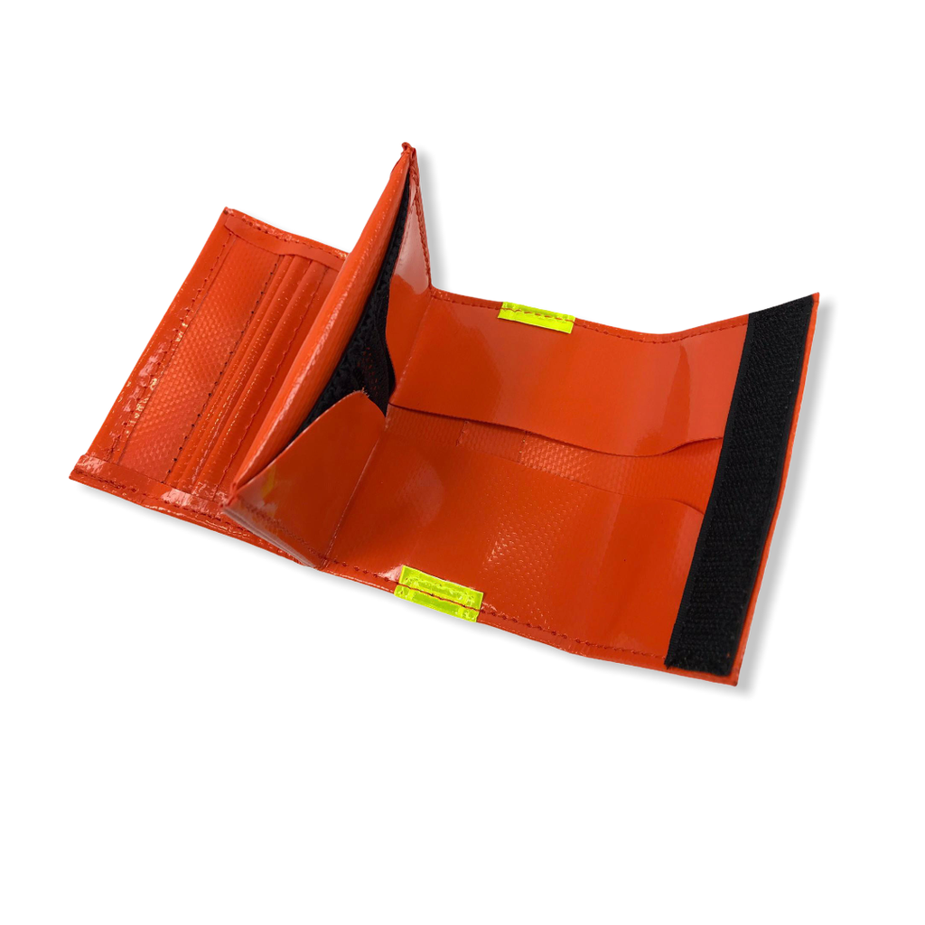 Porte-monnaie PVC orange