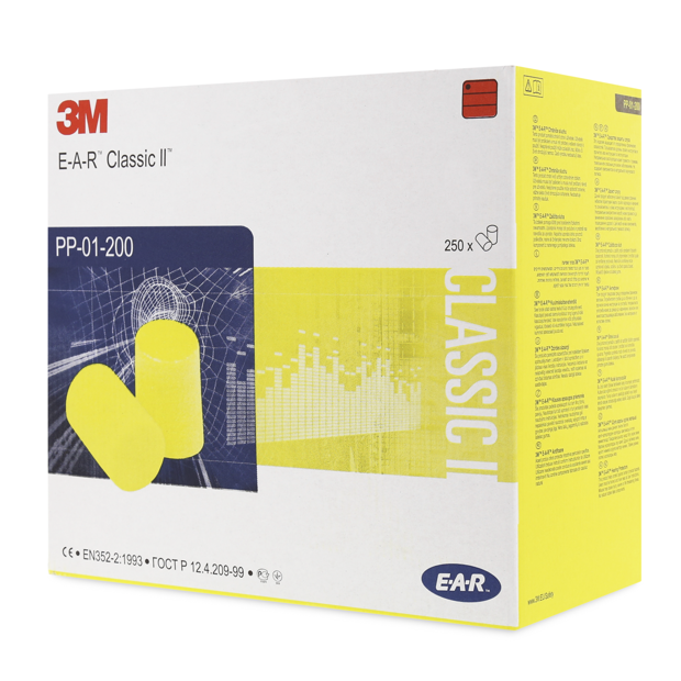 E.A.R.® Tampons auriculaires en mousse, boîte de 250 paquets