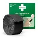 Pansement exempt de colle Cederroth, 4.5 m x 6 cm - noir