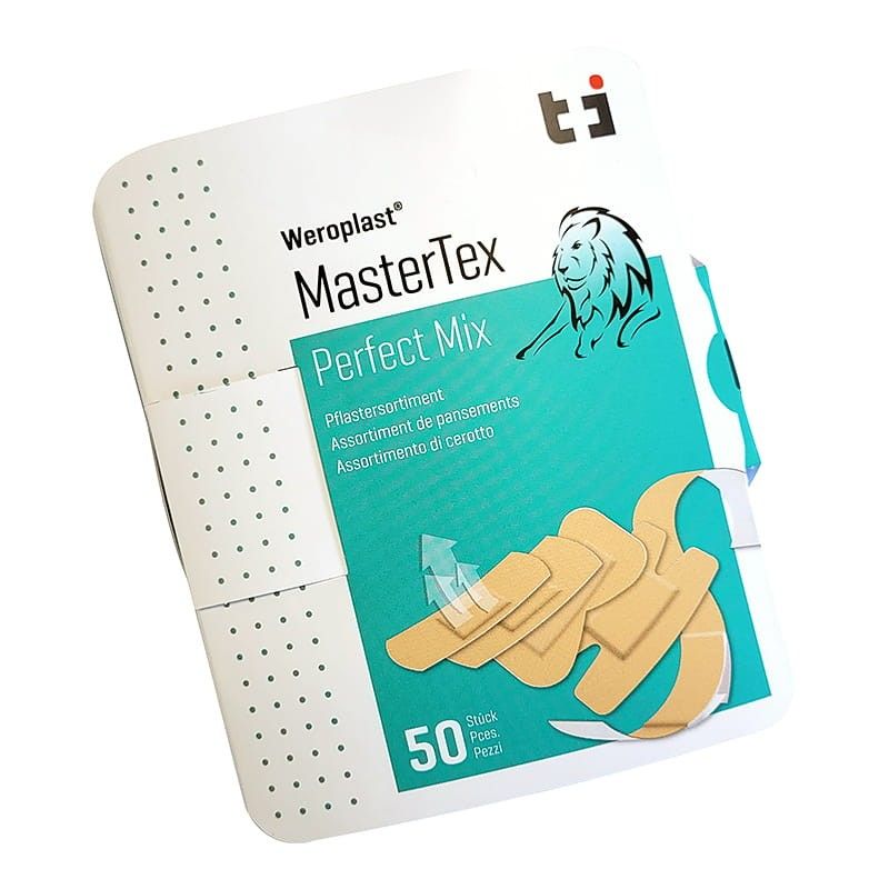 Assortiment de pansements Perfect Mix Weroplast® MasterTex, 50 pces