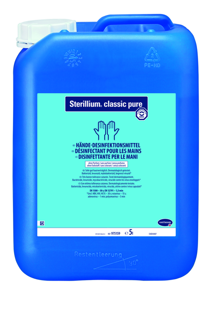 Sterillium® classic pure Désinfection des mains 5 litres