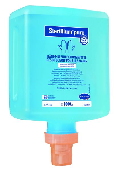 Sterillium® pure Désinfection des mains CleanSafe 1 litre