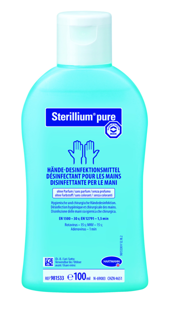 Sterillium® pure Désinfection des mains 100 ml