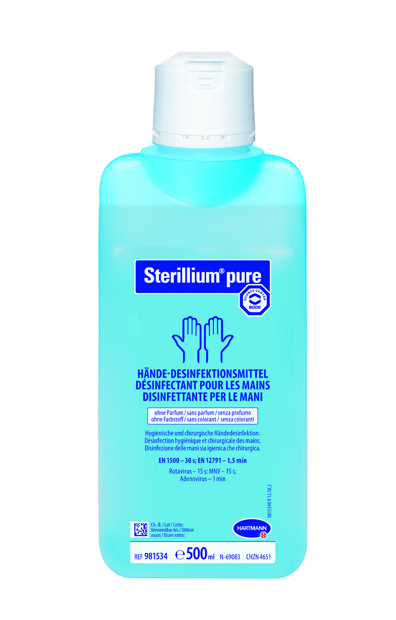 Sterillium® pure Désinfection des mains 500 ml