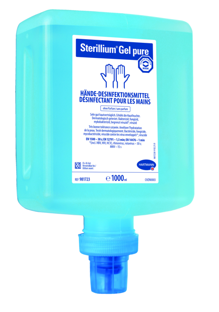 Sterillium® Gel pure Désinfection des mains CleanSafe 1 litre
