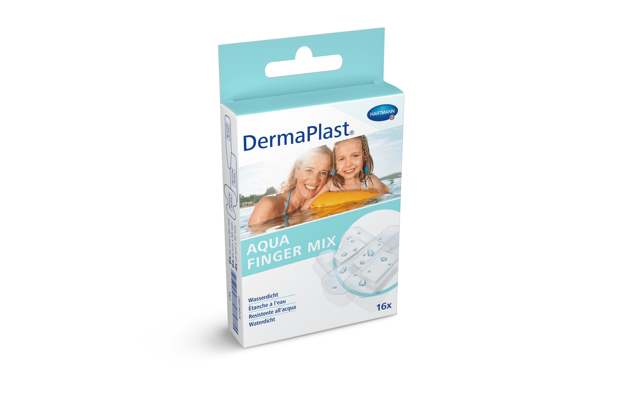 DermaPlast® Aqua Pansements résistants à l'eau Aqua Finger Mix 3 grandeurs assorties