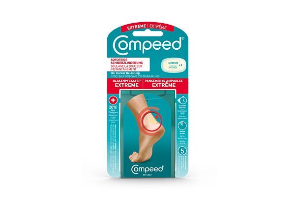 COMPEED pansement ampoules extrême talon 5 pce