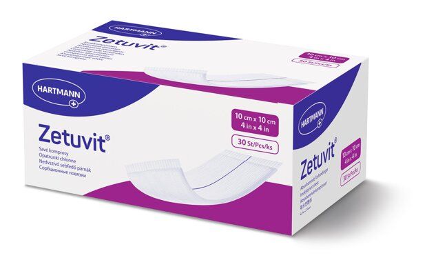 Compresses non stériles Zetuvit®  10 x 10, 30 pièces