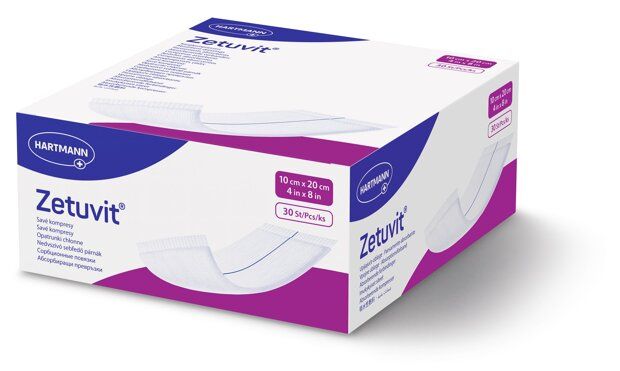 Compresses non stériles Zetuvit® 10 x 20 cm, 30 pièces