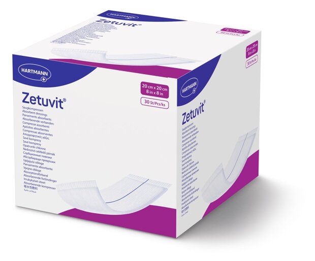 Compresses non stériles Zetuvit® 20 x 20 cm, 30 pièces