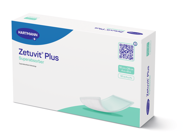 Compresses stériles Zetuvit® Plus 10 x 20 cm,  10 pièces