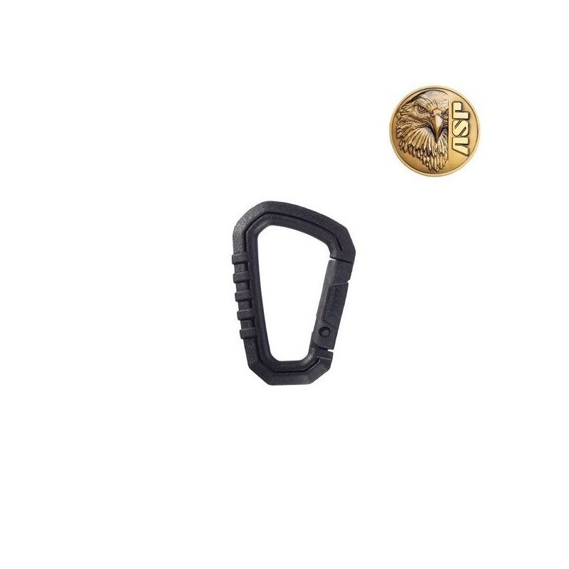 Mini mousqueton polymère noir
