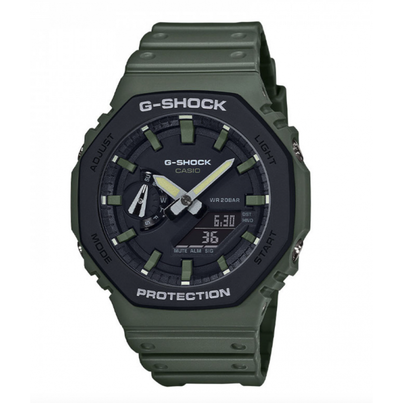 Montre G-Shock Classic GA-2110SU, vert olive