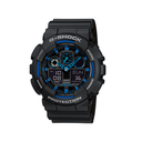 Montre G-Shock Classic GA-100, noir/bleu