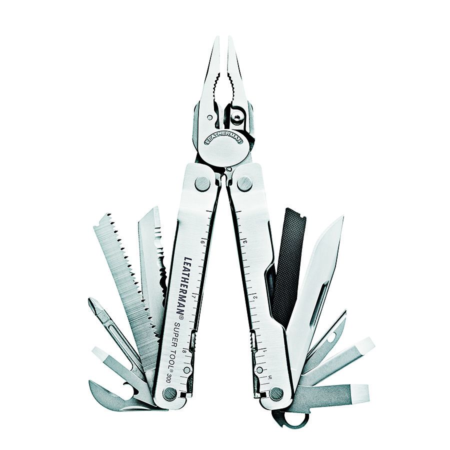 Multitool Leatherman SUPER TOOL 300 Silver + Holster nylon black