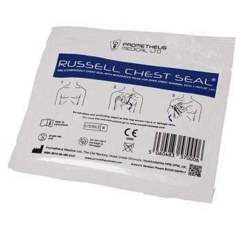 Pansement occlusif Prometheus Russell Chest Seal, 20 x 15 cm, vented