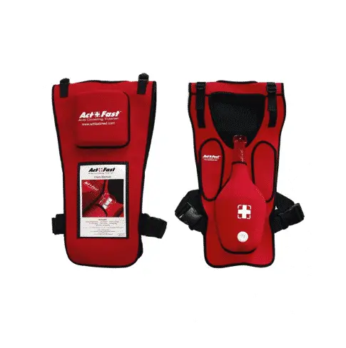 Gilet d'entraînement pour la manoeuvre de Heimlich rouge