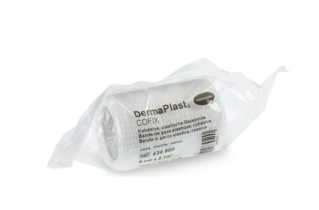 DermaPlast® CoFix Bande auto-adhésive emballage Cellux, blanc 6cm x 2,1m