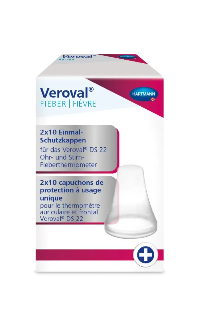 Capuchons de protection pour Veroval fièvre 2en1, 20 pièces