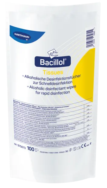 Bacillol® Tissues 100 lingettes Sac de recharge
