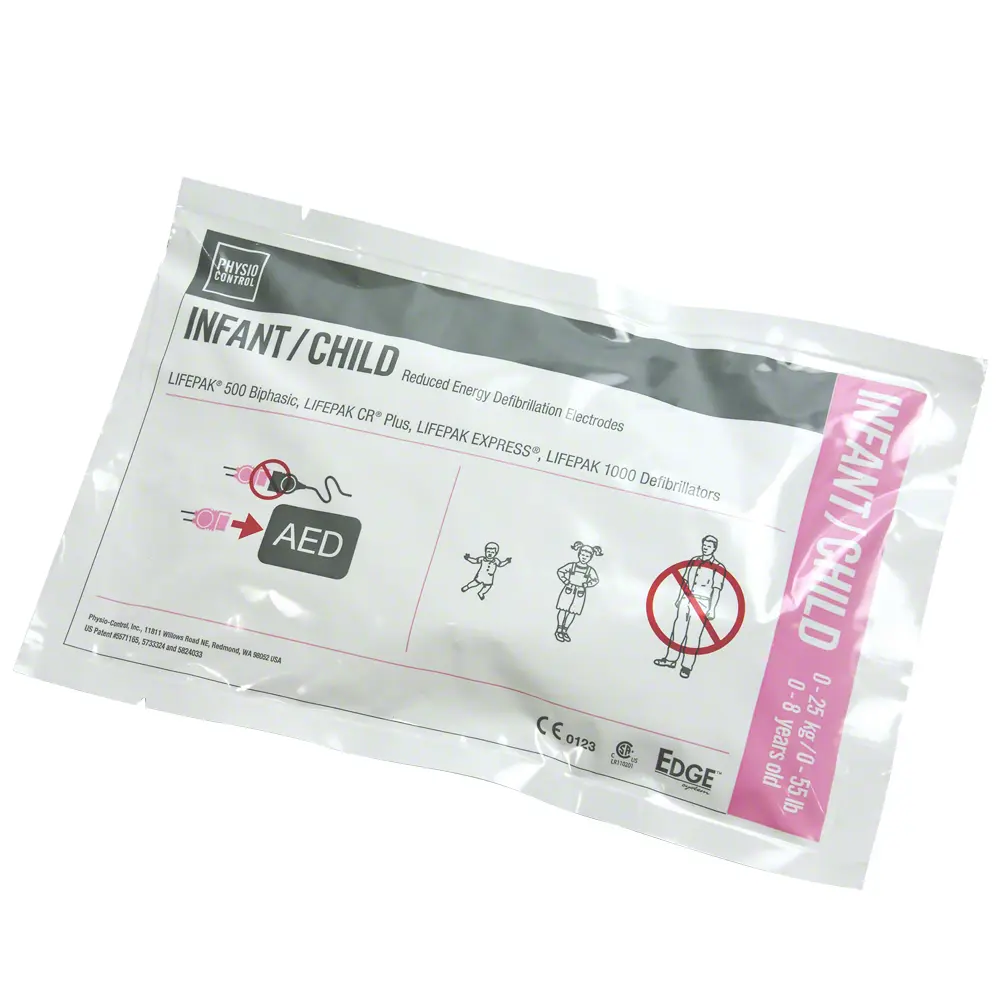 Électrodes péd Lifepak CR Plus/1000/500/Express