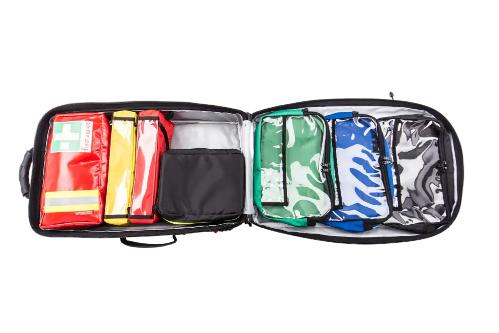 Sac Ambupro M SAMARITAINS, PVC Rouge