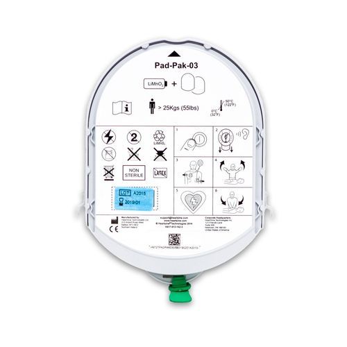 [PAD-PAK-03] Batterie et électrodes ADU. PAD-PAK HeartSine