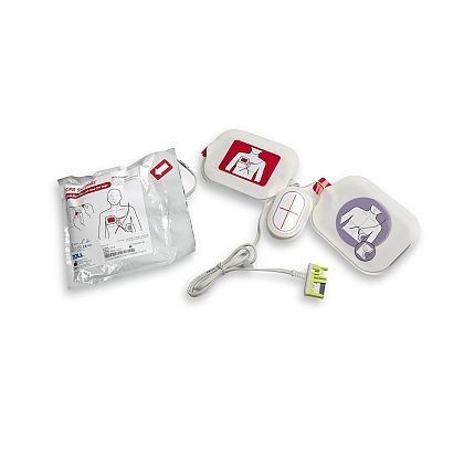 [8900-0402] Electrode en deux parties ZOLL CPR Stat-padz, Patch adulte Multifonction avec capteur RCP