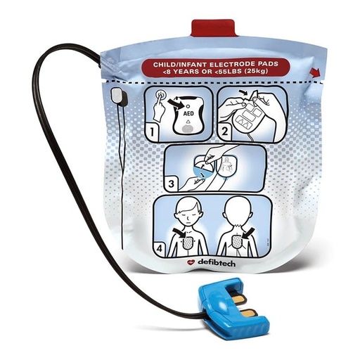 [DDP-2002] Électrodes Defibtech Lifeline View/Pro enfants