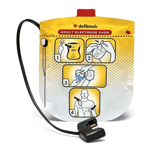 [DDP-2001] Electrode à usage unique Defibtech Lifeline VIEW/PRO, adultes