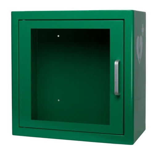[60.123] Armoire d'intérieur ARKY verte avec signal sonore pour défibrillateur