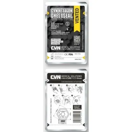[6429810144324] Pansement Occlusif Hexagon Ventilé CVN, 2 pièces