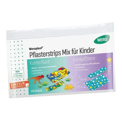 [180227] Mix de Pansements pour enfants Weroplast®, 20 pces.