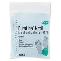 [230356] Gants jetables WERO DuraLine® Nitrile, sans poudre, taille L (8 - 9), 4 pièces