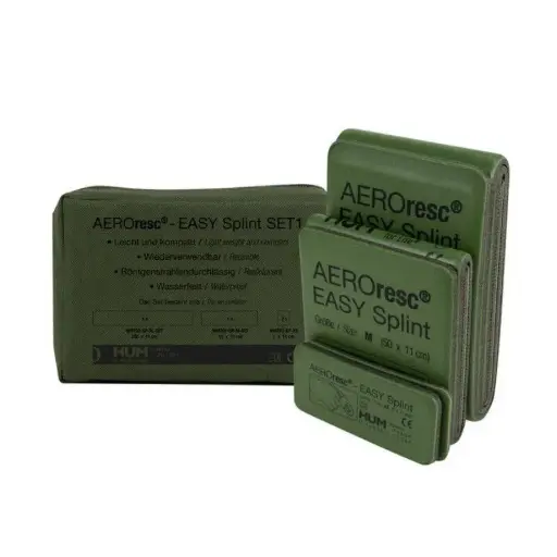 [HIMT-OLIVE-SET2] Set Attelle AEROresc® Easy Splint Taille XL, M , S 