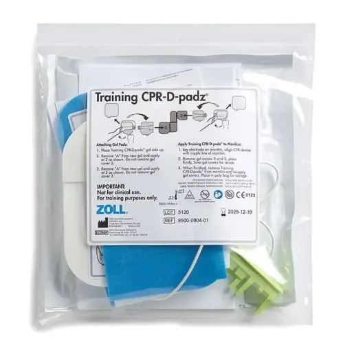 [8900-0804-01] Electrode de formation CPR-D Padz pour Zoll AED Plus