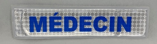 [F-VELCRO_MED] Bande velcro MEDECIN pour sacs et gilets