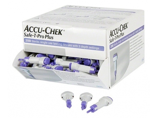 [03.603.539.150/50] Embouts Safe-T-Pro Plus pour Accu-Chek® 50 pièces