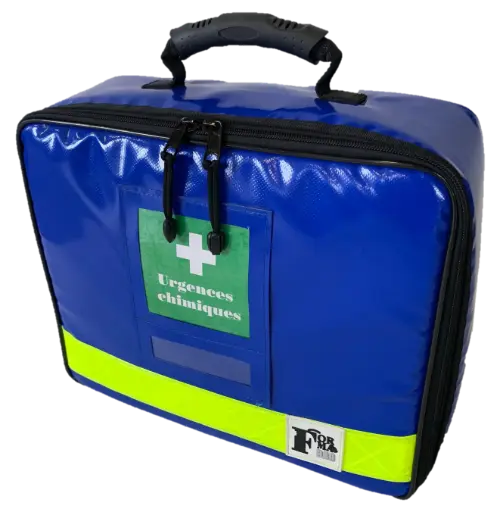 [F-0011/C] Kit d'urgences chimiques Formamed bleu